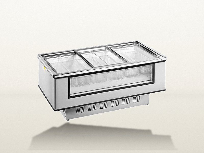 SINO ICEMAX — Островные витрины с передним обзорным стеклом